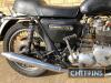 1978 750cc Triumph T140E Bonneville MOTORCYCLE Reg. No. BBJ 617S Frame No. ECX06609 Engine No. T140ECX06609 A matching numbers example of the attractive export model complete with high bars, slimline tank in red and black and Norman Hyde dual seat. In the - 6