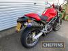 2002 916cc Ducati 916 S4 ex Monster S4 Challenge MOTORCYCLE Reg. No. KX51 TXK Frame No. ZDMM400AA1B005752 Engine No. ZDM916W4D-005729 In late 2001 Ducati UK and BMP announced their intention to run the premier support series for the British Superbike Cham - 23