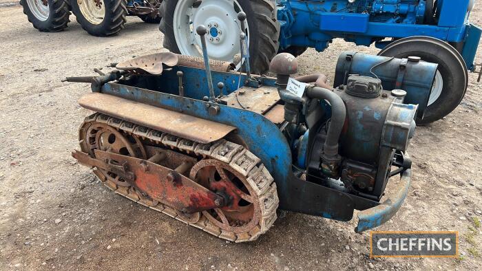 1964 RANSOMES MG40 single cylinder diesel CRAWLER TRACTOR Serial No. 15169 Fitted with hydraulic lift. Reported by the vendor to be in 'barn find' condition and unrestored