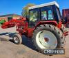 1981 INTERNATIONAL 484 3cylinder diesel TRACTOR Reg. No. XFW 814X Fitted with a front loader - 3