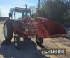 1981 INTERNATIONAL 484 3cylinder diesel TRACTOR Reg. No. XFW 814X Fitted with a front loader - 4