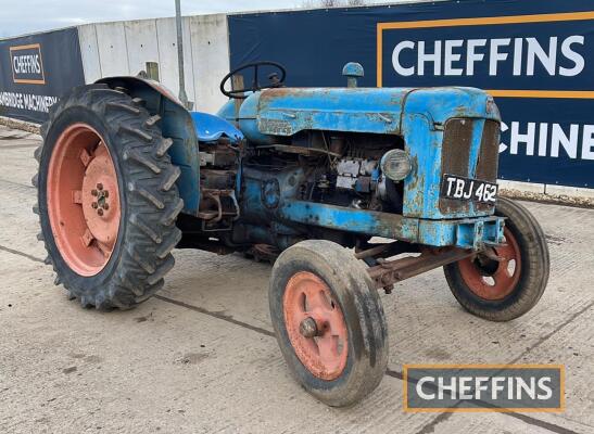 1955 FORDSON Diesel Major 4cylinder diesel TRACTOR Reg. No. TBJ 462 Serial No. 1359180