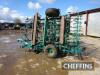 C.1997 Wiberg trailed hydraulic folding springtine cultivator, 6m fitted with 4 rows adjustable 'S' tines, double levelling boards, rear harrows Serial No. 940025 - 5