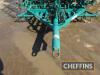 C.1997 Wiberg trailed hydraulic folding springtine cultivator, 6m fitted with 4 rows adjustable 'S' tines, double levelling boards, rear harrows Serial No. 940025 - 10