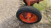 1941 ALLIS CHALMERS Model B 4cylinder petrol/paraffin TRACTOR Reg. No. EG 6098 Serial No. B50217 - 11