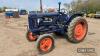 FORDSON E27N MAJOR 4cylinder petrol/paraffin TRACTOR Fitted with lights and hydraulics and 'green spot' transmission - 3