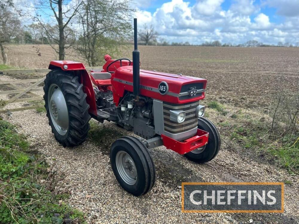 1975 MASSEY FERGUSON 165 4cylinder diesel TRACTOR Reg. No. JDF 814N ...