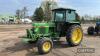 1986 JOHN DEERE 1640 4cylinder diesel TRACTOR Reg. No. C426 AAH Serial No. 230032 Owned from new by British Sugar Field Trials which subsequently become BBRO and has just done 1,253hrs from new. Described by the vendor as being in highly original conditio - 4