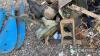 Mixed lot of assorted engine parts, sprayer and block and tackle - 6