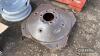 2no. Massey Ferguson wheels t/w 2no. Massey Ferguson 130 wheel centre - 5