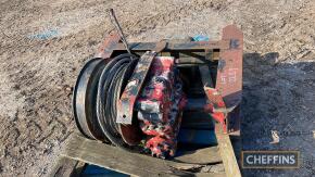 Tractor mounted heavy duty winch