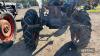 1952 FORDSON E1A Major 4cylinder diesel TRACTOR Fitted with a County High Crop conversion. Runs and drives - 4