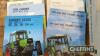 Qty Fendt tractor sales leaflets together with Fendt dealer handbooks and Salesman handbook binders - 3