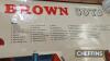 David Brown 50TD crawler tractor cutaway poster with original storage tube - 5