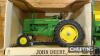 John Deere model tractors to inc' Model A, 40 crawler, Model G, Model 60. All boxed, ERTL etc (4) - 3