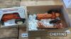 Case Farmall H model tractor with trailer (unboxed) together with Allis-Chalmers D-19 by ERTL