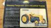 Massey Ferguson 35X Industrial 1:16 scale model tractor by Universal Hobbies