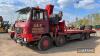 1989 Foden S108 4250 8x4 Flatbed crane Lorry Reg. No. G698 CPM Chassis No. 402857 Liveried for GLC Crane Services and kitted out with a Favi 32 ton crane with remote unit. The Cummins engined Foden carries an MOT valid until January 2024. V5, key and cont - 24