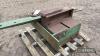 Tractor front box with drawbar and rails - 4