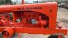 ALLIS-CHALMERS Model WC 4cylinder petrol rowcrop TRACTOR - 13