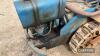 1964 RANSOMES MG40 single cylinder diesel CRAWLER TRACTOR Serial No. 15169 Fitted with hydraulic lift. Reported by the vendor to be in 'barn find' condition and unrestored - 9