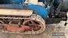 1964 RANSOMES MG40 single cylinder diesel CRAWLER TRACTOR Serial No. 15169 Fitted with hydraulic lift. Reported by the vendor to be in 'barn find' condition and unrestored - 12