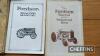 Fordson instruction books and parts list covering Super Major and Super Dexta - 5