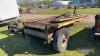 Massey Ferguson industrial trailer with leaf springs and overun brakes, for restoration - 3