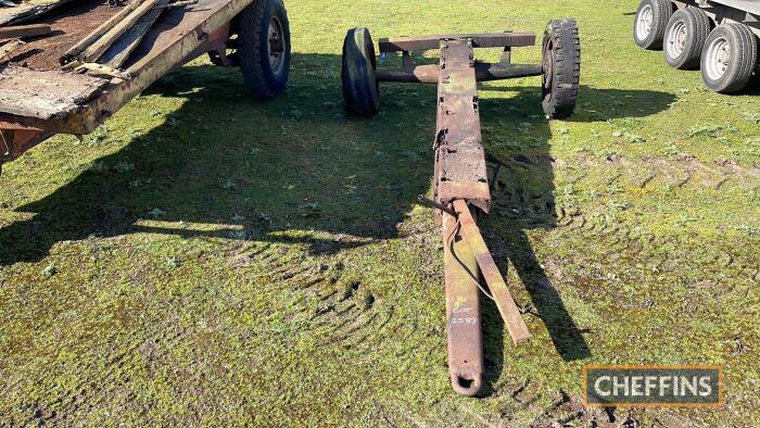 Ferguson 30cwt trailer chassis, original