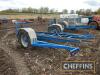 Asa-Lift single axle self-loading leek stillage transport trailer - 2