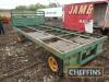 4 wheel turntable trailer, no floor - 2