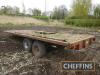 Tandem axle flat bed trailer - 2