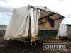 2004 VEGCRAFT tandem axle produce trailer with hydraulic folding sides, extendable drawbar and rear tail lift Ser. No. 1052 - 4