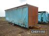 Tandem axle produce trailer