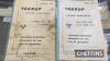 Taarup DCE1500 and DM1100 forage harvester operators manuals