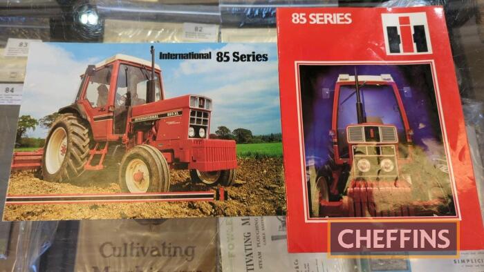 International 85 series sales brochures