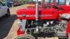 1975 MASSEY FERGUSON 135 3cylinder diesel TRACTOR Reg. No. JHU 586N Serial No. 457438 Bought from the Cooper Collection in 2017 and kept inside since. In restored condition on new 12.4-28 Firestone rear and 6.00-16 front wheels and tyres. V5C - 5