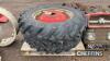 Pr. 12.4 x 28 Goodyear wheels and tyres to fit Massey Ferguson 135