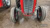 1963 MASSEY FERGUSON 35 3cylinder petrol/TVO TRACTOR Reg. No. 928 GAA Serial No. SKM314443 An older restoration fitted with dual clutch - 3