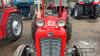 1963 MASSEY FERGUSON 35 3cylinder petrol/TVO TRACTOR Reg. No. 928 GAA Serial No. SKM314443 An older restoration fitted with dual clutch - 4