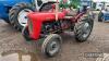 MASSEY FERGUSON 35X Multi-Power 3cylinder diesel TRACTOR Described as being in ex-farm condition and is reported to start, run and drive well - 3