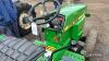 1998 JOHN DEERE 855 3cylinder diesel COMPACT TRACTOR Reg. No. S272 AFF Serial No. 300915 This John Deere 855 has only 198 genuine hours from new. It was purchased by the vendor in 2008 with just over 100 hours on clock and it has only been used for light - 16