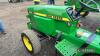 1998 JOHN DEERE 855 3cylinder diesel COMPACT TRACTOR Reg. No. S272 AFF Serial No. 300915 This John Deere 855 has only 198 genuine hours from new. It was purchased by the vendor in 2008 with just over 100 hours on clock and it has only been used for light - 22