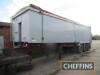 2006 Dennison/Weight Lifter 39tonne (gwt) tri axle bulk tipping trailer with sloper alloy body, front lift axle & roll over sheet VIN No: 18821 NO TEST