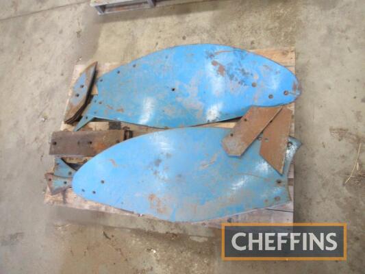 2no. Lemken plough mouldboards & wearing parts