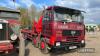 1989 Foden S108 4250 8x4 Flatbed crane Lorry
<br/>Reg. No. G698 CPM
<br/>Chassis No. 402857
<br/>Liveried for GLC Crane Services and kitted out with a Favi 32 ton crane with remote unit. The Cummins engined Foden carries an MOT valid until January 2024. V