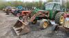 1976 JOHN DEERE 2030 4cylinder TRACTOR 
<br/>Reg. No. PNH 621R 
<br/>Serial No. 210641 
<br/>An original example fitted with loader and bucket - 4