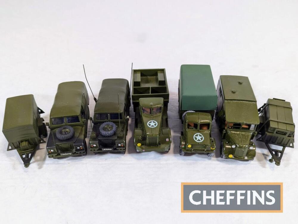 Qty model military vehicles in 1:48 scale. Some HART Models