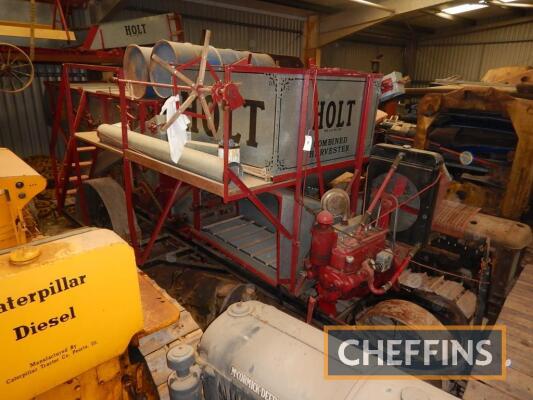 HOLT Model 36 trailed COMBINE HARVESTER A restored example which has been shown working at events.