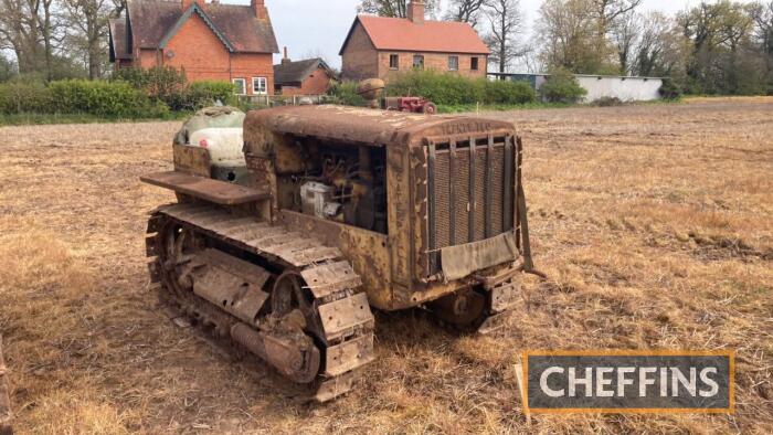 CATERPILLAR Twenty Two petrol CRAWLER TRACTOR Serial No. 2F3814